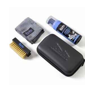 Kicks & Co Shoe Cleaning Kit w/ Cleaner, Brush, Towel & Travel Case